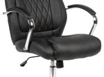 AMSTYLE Bürostuhl SPM1.412 Kunstleder, schwarz