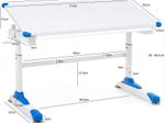 WOHNLING Kinderschreibtisch WL5.760 weiß, blau