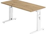 HAMMERBACHER Schreibtisch VOS614/R/W Asteiche