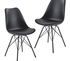 WOHNLING Esszimmerstuhl WL6.183 schwarz