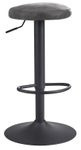WOHNLING Barhocker WL6.194 Wildlederoptik grau