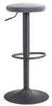 WOHNLING Barhocker WL6.200 Samt dunkelgrau