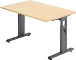 HAMMERBACHER höhenverstellbarer Schreibtisch VOS12/3/G ahorn