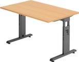 HAMMERBACHER höhenverstellbarer Schreibtisch VOS12/6/G buche