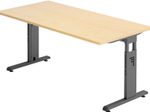 HAMMERBACHER höhenverstellbarer Schreibtisch VOS16/3/G ahorn