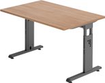 HAMMERBACHER höhenverstellbarer Schreibtisch VOS12/N/G nussbaum