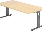 HAMMERBACHER höhenverstellbarer Schreibtisch VOS2E/3/G ahorn