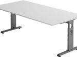 HAMMERBACHER höhenverstellbarer Schreibtisch VOS2E/5/G lichtgrau