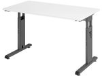 HAMMERBACHER Schreibtisch VOS612/W/G weiß