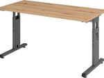 HAMMERBACHER Schreibtisch VOS614/R/G Asteiche