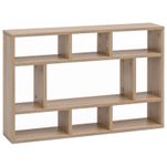 WOHNLING Wandregal sonoma 75x51x16 cm