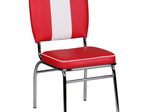 WOHNLING Esszimmerstuhl American Diner WL1.715 rot/weiß