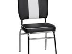 WOHNLING Esszimmerstuhl American Diner WL1.716 schwarz/weiß