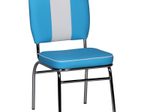 WOHNLING Esszimmerstuhl American Diner WL1.717 blau/weiß