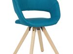 WOHNLING Esszimmerstuhl WL6.025 Stoff petrol