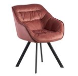 WOHNLING Esszimmerstuhl WL6.275 rosa