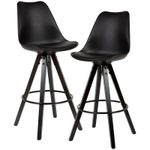 WOHNLING Barhocker WL6.126 Kunstleder schwarz