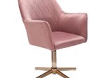 WOHNLING Esszimmerstuhl Samt WL6.306 rosa