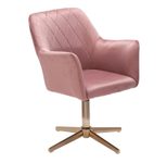 WOHNLING Stuhl WL6.306 Samt rosa