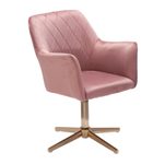 WOHNLING Stuhl WL6.306 Samt rosa