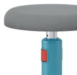 LEITZ Hocker Ergo Cosy 65180061 grau, blau, 1 St.