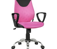 AMSTYLE Kinderdrehstuhl SPM1.355 pink/schwarz