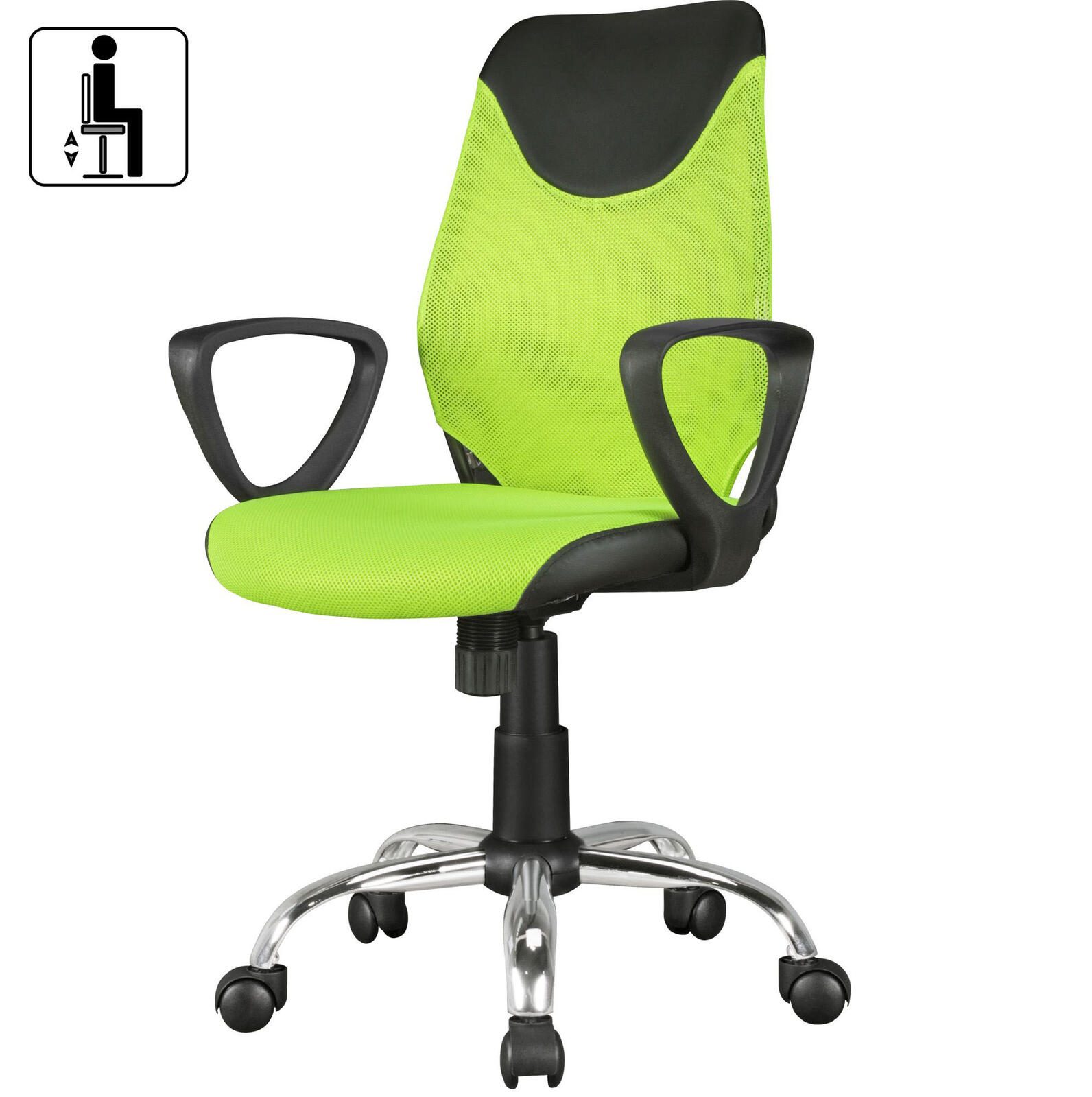 AMSTYLE Kinderdrehstuhl SPM1.356 grün/schwarz