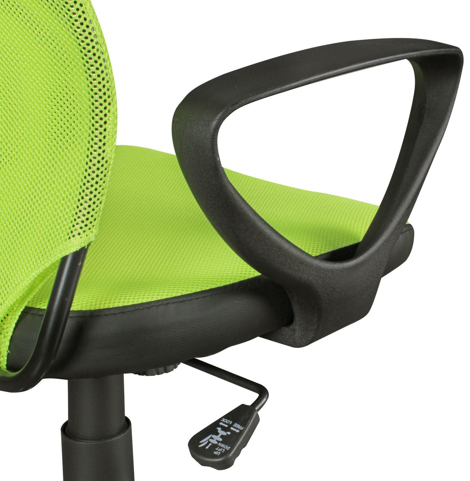 AMSTYLE Kinderdrehstuhl SPM1.356 grün/schwarz