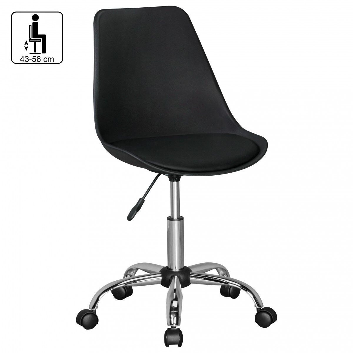 AMSTYLE Drehstuhl SPM1.334 KORSIKA schwarz