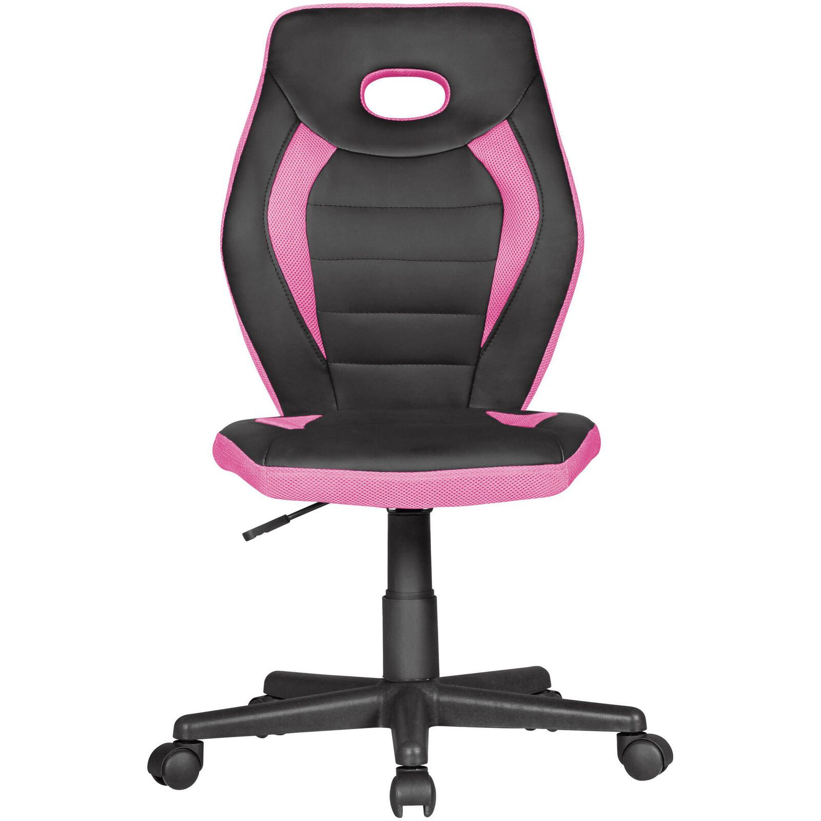 AMSTYLE Kinderdrehstuhl SPM1.387 schwarz/pink