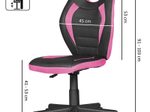 AMSTYLE Kinderdrehstuhl SPM1.387 schwarz/pink