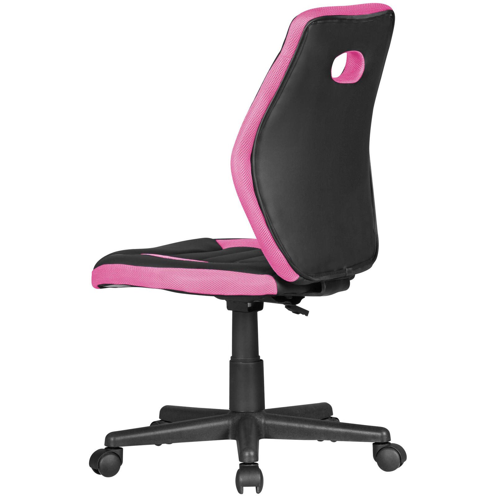 AMSTYLE Kinderdrehstuhl SPM1.387 schwarz/pink