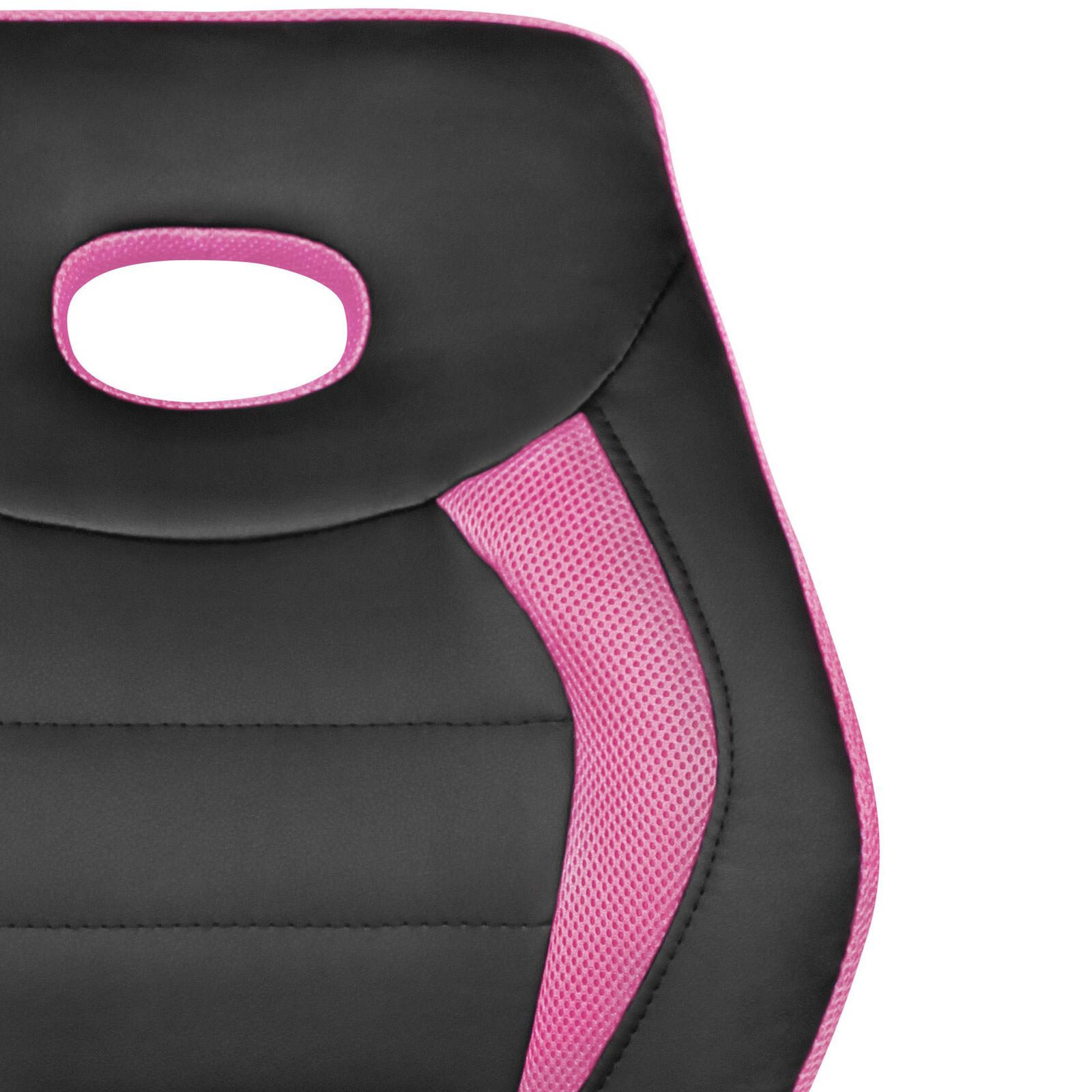 AMSTYLE Kinderdrehstuhl SPM1.387 schwarz/pink