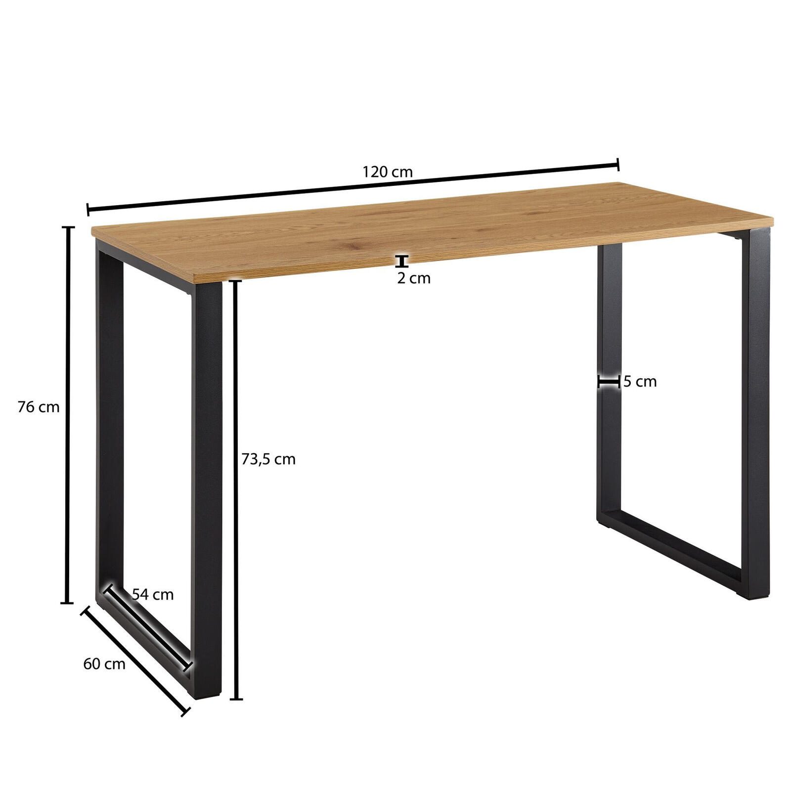 WOHNLING Schreibtisch WL6.569 eiche