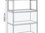 HAMMERBACHER FW Regal 3OH, 1OH offen grafit