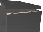 HAMMERBACHER FW Regal 3OH, 1OH offen grafit