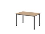 HAMMERBACHER höhenverstellbarer Schreibtisch VHS12/E/G eiche