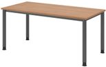HAMMERBACHER höhenverstellbarer Schreibtisch VHS16/N/G nussbaum