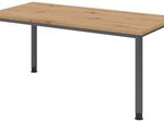 HAMMERBACHER höhenverstellbarer Schreibtisch VHS16/R/G asteiche