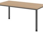 HAMMERBACHER höhenverstellbarer Schreibtisch VHS16/E/G eiche