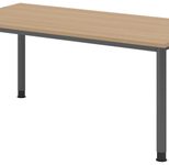 HAMMERBACHER höhenverstellbarer Schreibtisch VHS16/E/G eiche