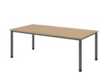 HAMMERBACHER höhenverstellbarer Schreibtisch VHS2E/E/G eiche