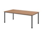 HAMMERBACHER höhenverstellbarer Schreibtisch VHS2E/N/G nussbaum