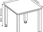 HAMMERBACHER höhenverstellbarer Schreibtisch VQS08/E/G eiche