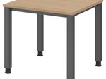 HAMMERBACHER höhenverstellbarer Schreibtisch VQS08/E/G eiche