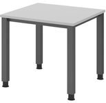 HAMMERBACHER höhenverstellbarer Schreibtisch VQS08/5/G lichtgrau