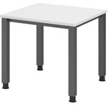 HAMMERBACHER höhenverstellbarer Schreibtisch VQS08/W/G weiß