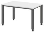 HAMMERBACHER höhenverstellbarer Schreibtisch VQS12/W/G weiß