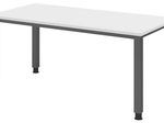 HAMMERBACHER höhenverstellbarer Schreibtisch VQS16/W/G weiß