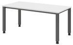 HAMMERBACHER höhenverstellbarer Schreibtisch VQS16/W/G weiß